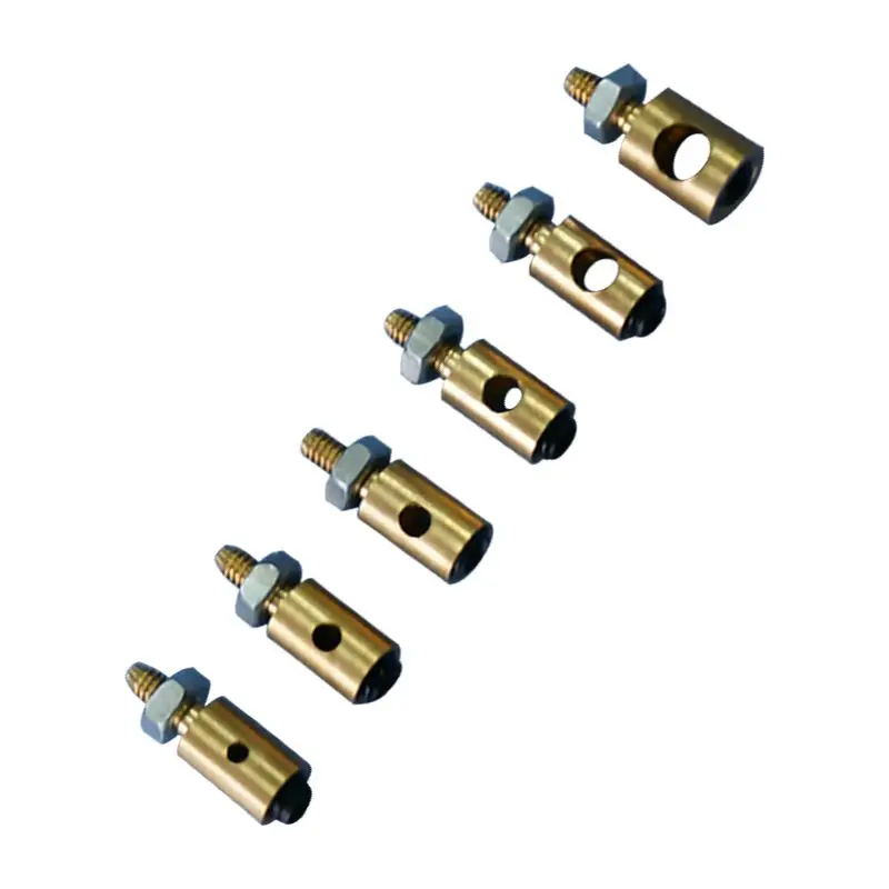 10 Pcs Copper Pushrod Linkage PRC Stopper Servo Connectors Adjustable Easy Diameter For Rc Helicopter Airplane Parts