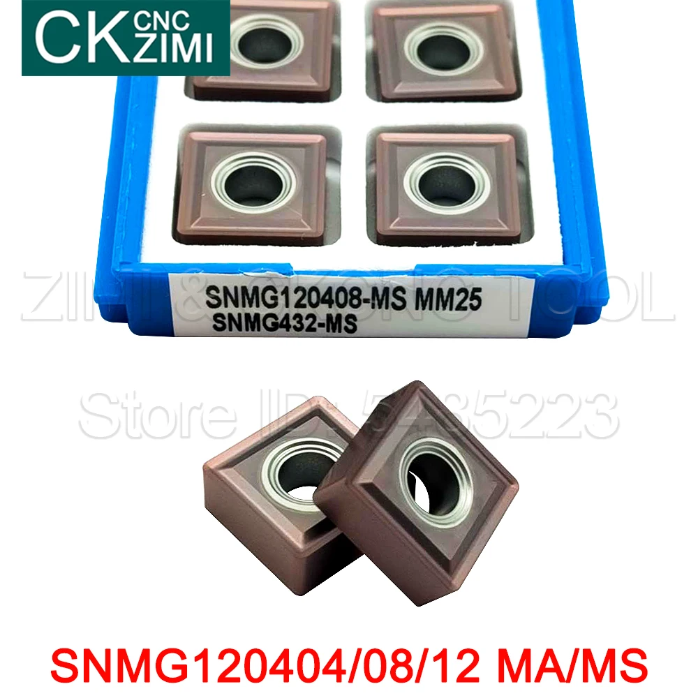 SNMG120404 SNMG120408 SNMG120412 MA MS 외부 선삭 공구 고품질 선반 커터 공구 MSDNN 공구용 SNMG 1204 인서트