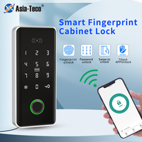 Biometric Fingerprint Electronic Digital Drawer Lock RFID 13.56Mhz For Spa Swimming Pool Gym Electronic Cabinet Lock TTLOCK