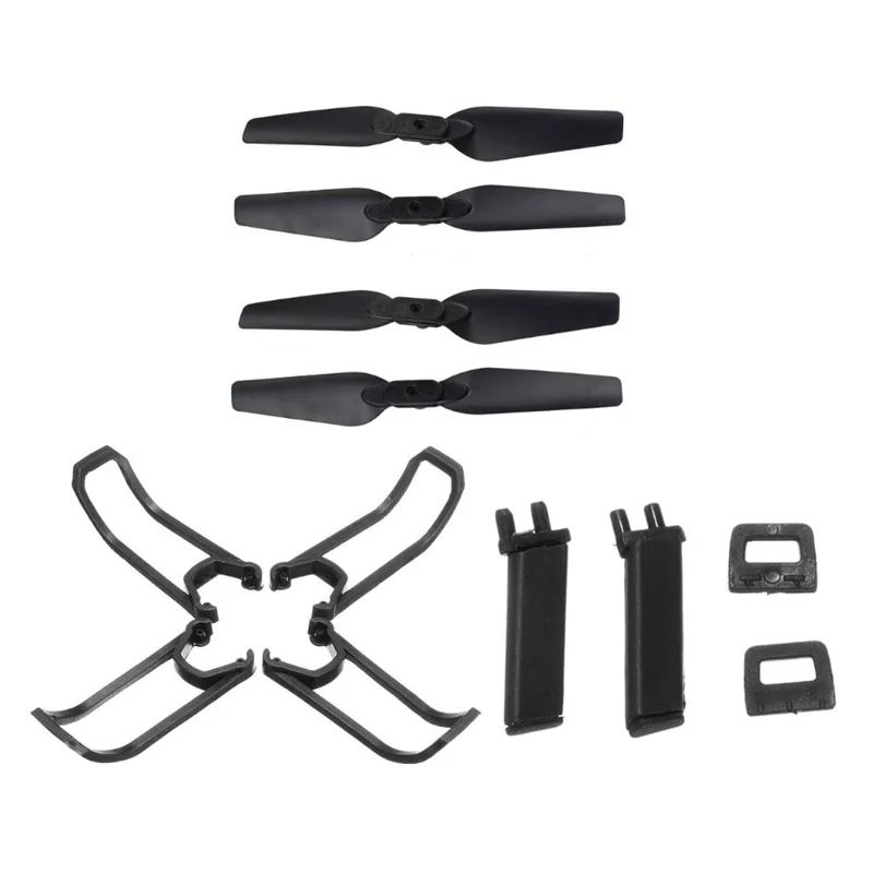 RC Quadcopter Spare Parts Propeller Blades Landing Gear Propeller Guard Protection Cover Set For Eachine E58  JY019 Drone