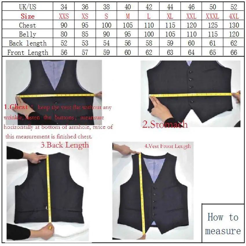 Navy blue Man vest V collar Waistcoat Plaid Suit Waistcoat For Wedding Groomsmen Man Top