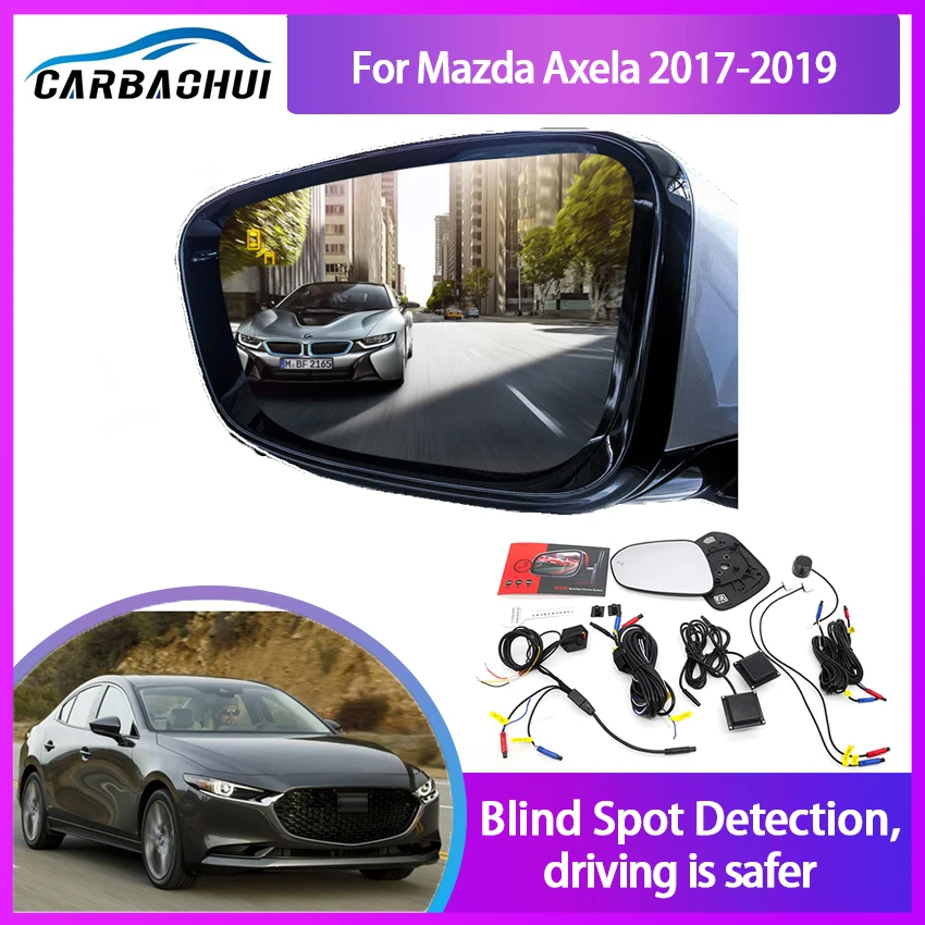 Car BSA BSM BSD for Mazda Axela 2017-2019 Blind Spot Radar Detection System Microwave Sensor Lane Driving Reversing Radar Sensor