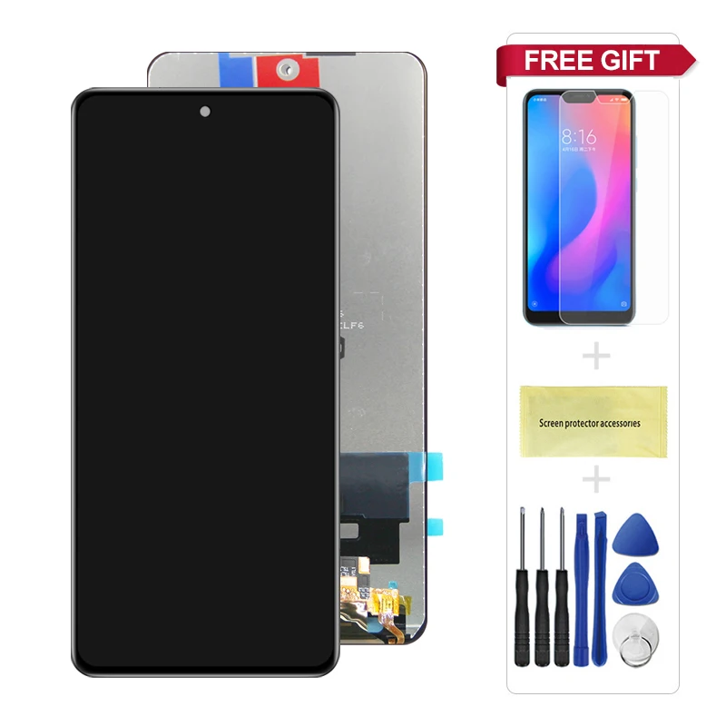 Écran LCD Remplacement Pour Xiaomi Mi 10T Lite 5G 6.67" - Assemblée Complète Avec Digitizer Tactile + Outils (M2007J17G, Pas Pour Mi 10T)