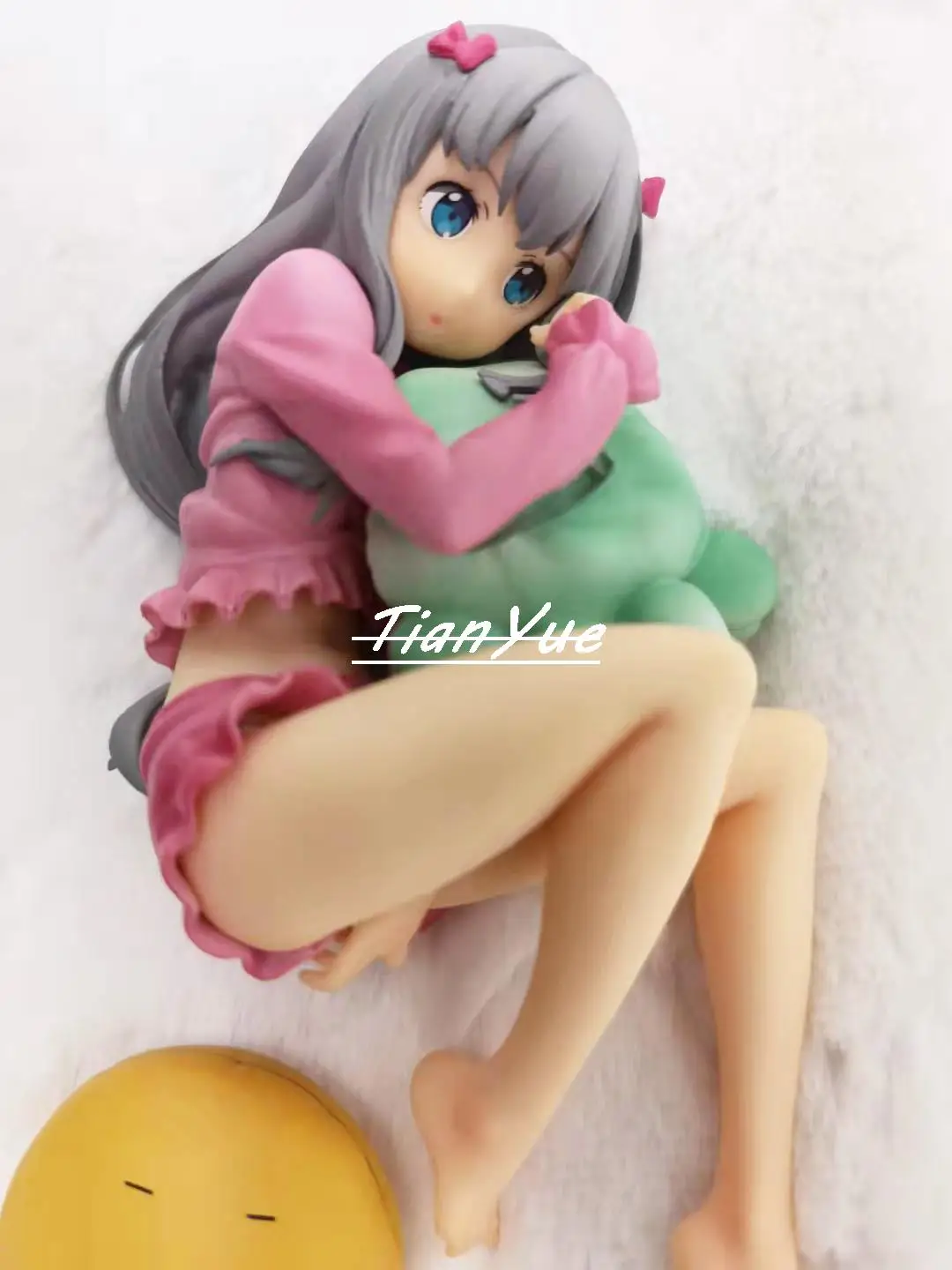 Aquamarine Cute Kawaii Izumi Sagiri Fogs of Spring yarn Anime PVC Statue Figure Model Toys