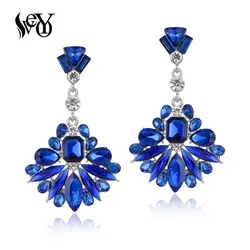 VEYO Luxury Crystal Drop Earrings High Quality Vintage Long Earrings For Women New Wholesale