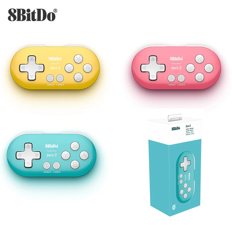 

8BitDo Zero 2 Bluetooth Gamepad for Nintendo Switch Windows Android macOS Wireless Bluetooth Game Controller for NS Switch