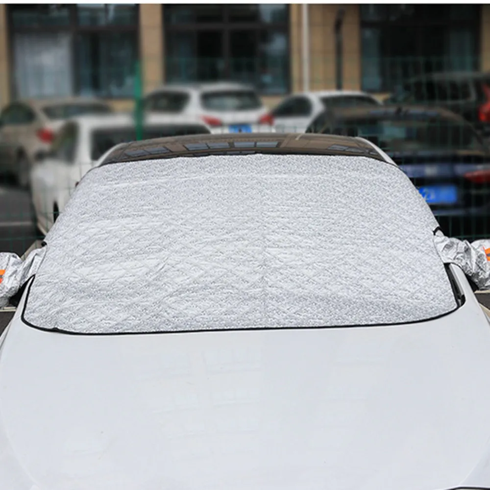 Car Styling Sunshade Snow Ice Shiled Car Windshield Snow Sun Shade Waterproof Protector Cover Car Front Windscreen Cover