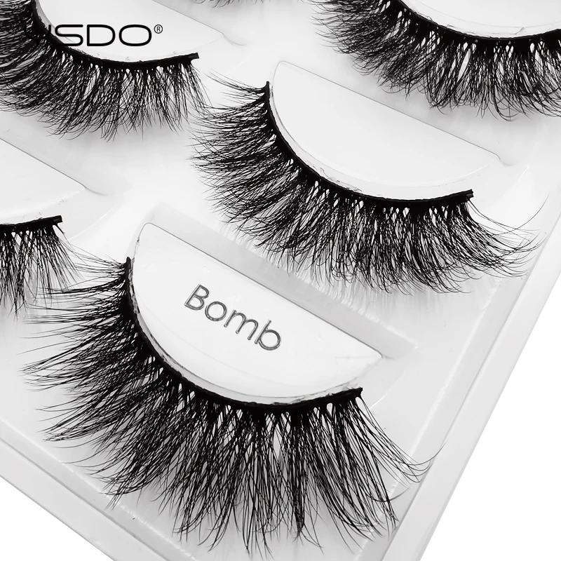 YSDO 5 pairs eyelashes makeup mink strip lashes dramatic eyelashes faux cils natural false eyelashes extension 3d mink eyelashes