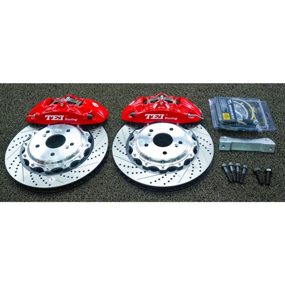 

4 Piston Brake Kit with 330x28mm Disc Rotor Forged Caliper For ODYSSEY ELYSION 2012-2021 17/18" Wheel