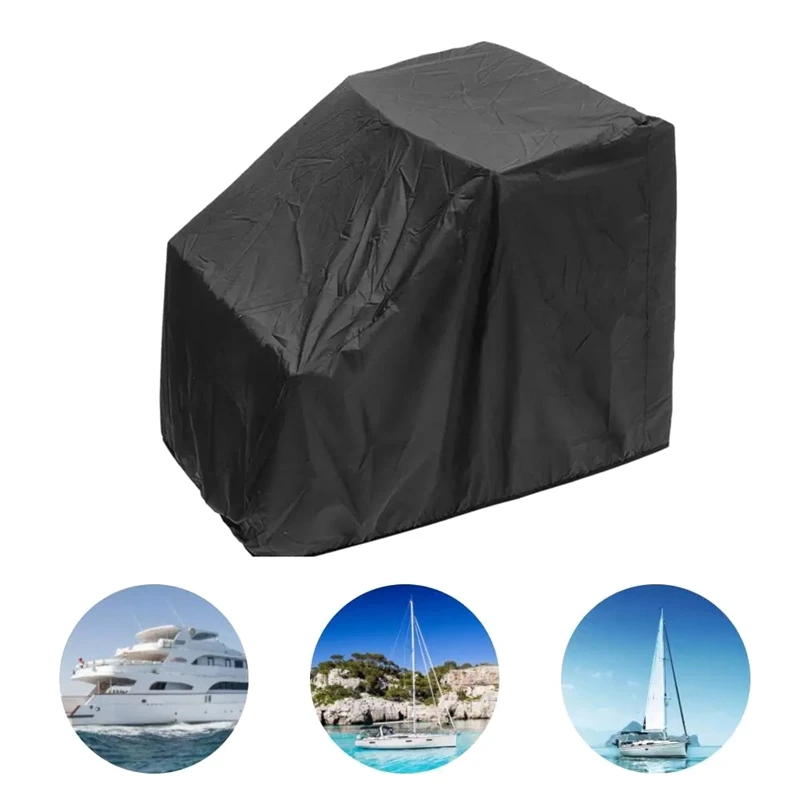 NEW-46X40X45 Inch Boat Cover Yacht Boat Center Console Cover Mat Waterproof Dustproof Anti-Uv Keep Dry Boat Accessories