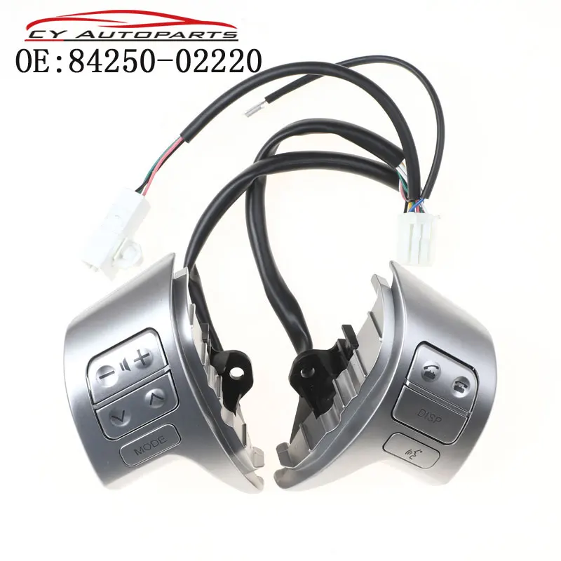 

New Silver Color High Quality Steering Wheel Switch For Toyota 84250-02220 8425002220