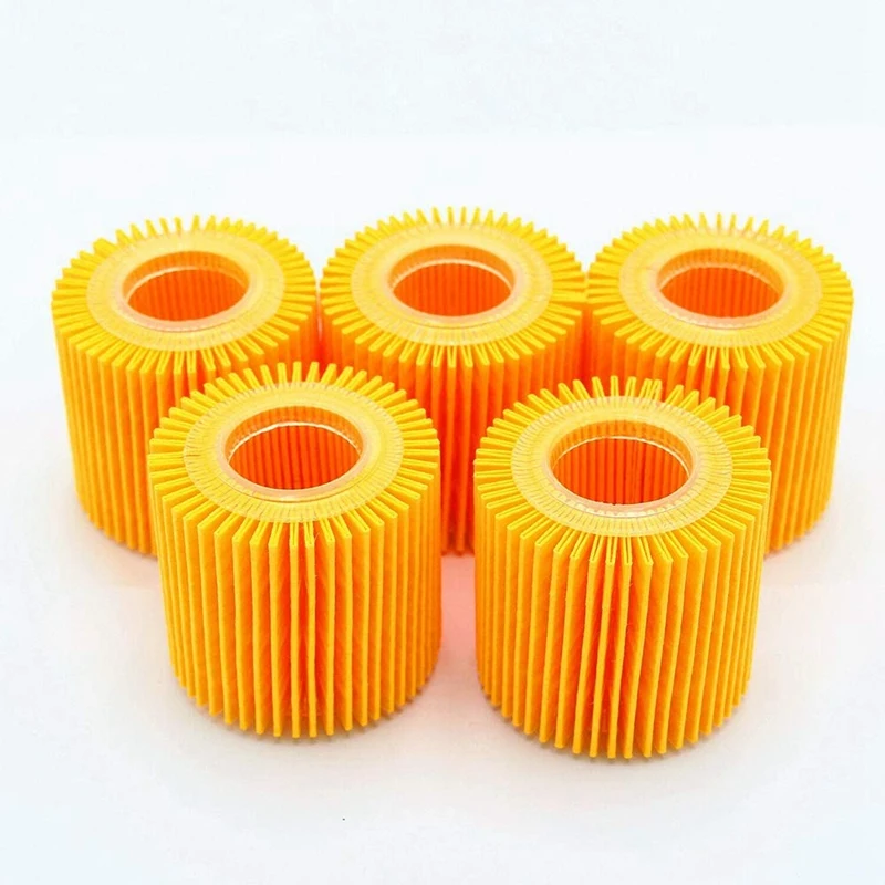 5 Pcs Oil Filter Set 04152-YZZA6 for Toyota Corolla Prius Scion Im Xd