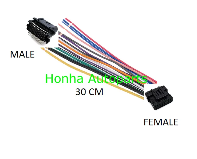

33 hole car connector 33P car ECU computer control system connector with terminal DJ7331Y-0.6-21