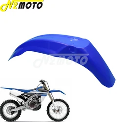 Motocross Blue Front Fender Flexible Mudguard Protector Cover for Yamaha Honda Kawasaki Suzuki DRZ KX YZ WR XR CRF Universal