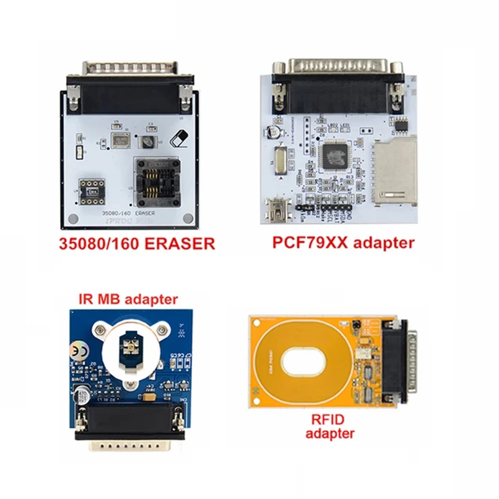 IPROG Adapter for IPROG+ IProg V87 Programmer Replacement RFID IR MB PCF79XX 35080/160 Eraser Adapters High Quality