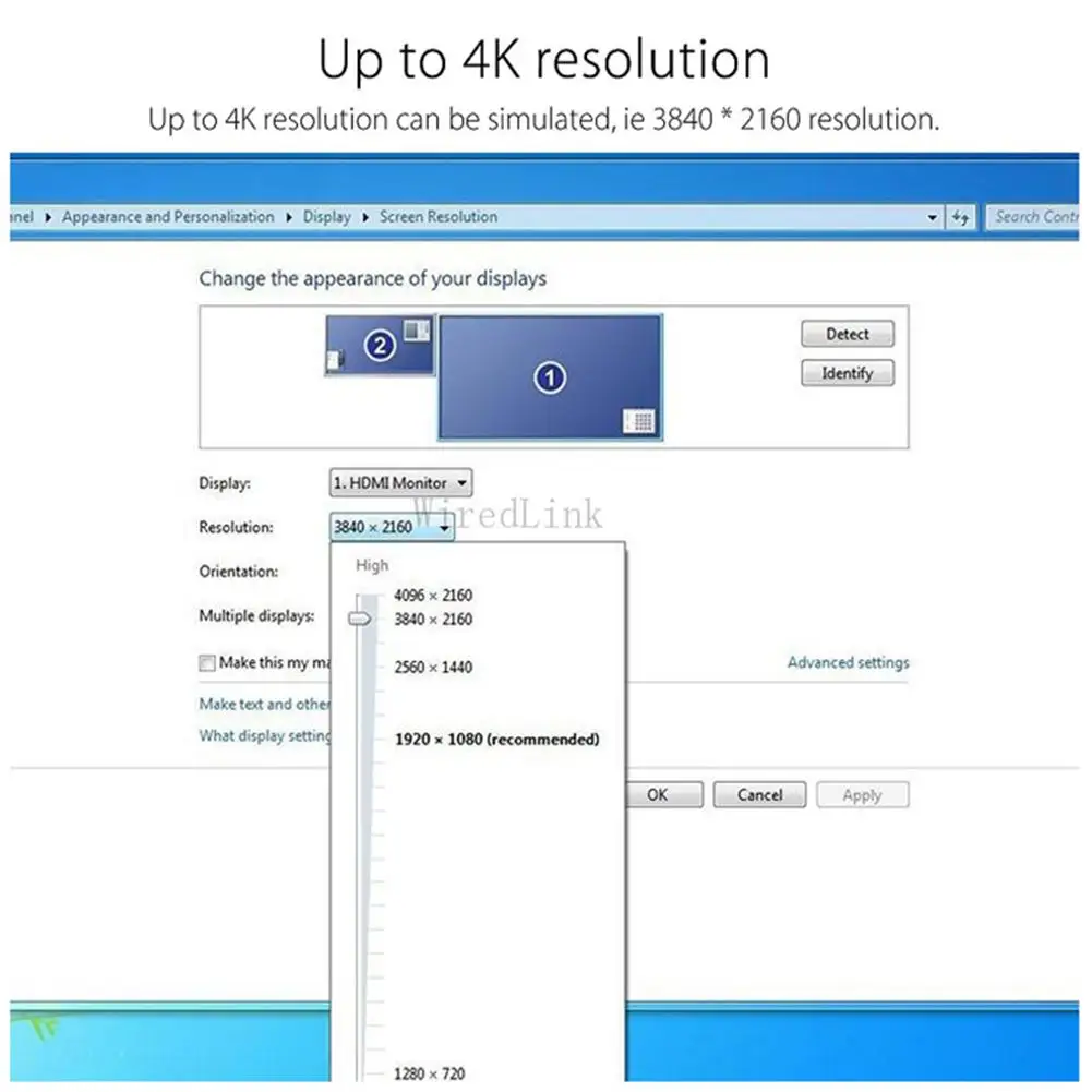 Mini Portable HDMI-compatible 4K Virtual Mannequin Plug EDID Dummy Plug Headless Ghost Display Emulator for Video Card Lock