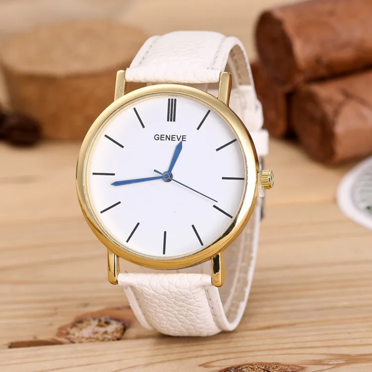 Pop Vogue Wrist Watches Retro Design Women Dress Watch Quartz Leather Watches gift for lovers Montre Relogio Watch damski