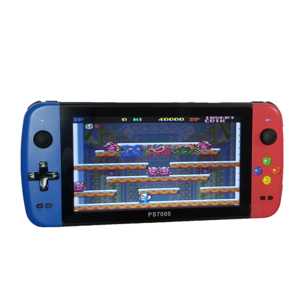 Migliore console di gioco portatile Q900/PS7000 macchina per videogiochi da 7 pollici 32GB/64GB con 5000 giochi gratuiti per PS1 Mame 8/16/32/64/128 bit