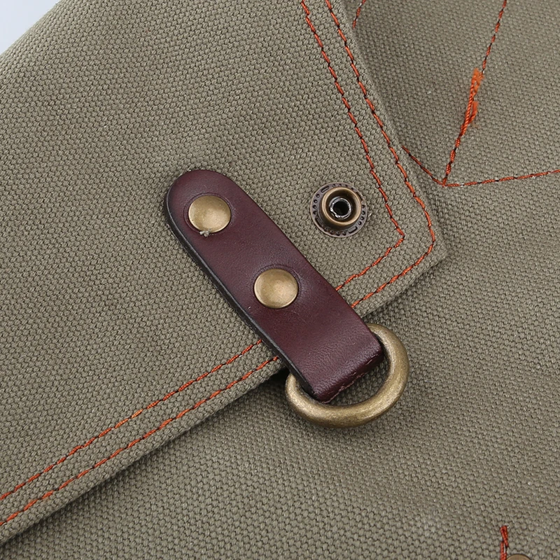 Tablier en cuir véritable avec poches pour homme et femme, uniforme de travail, optique, toile, sangle réglable