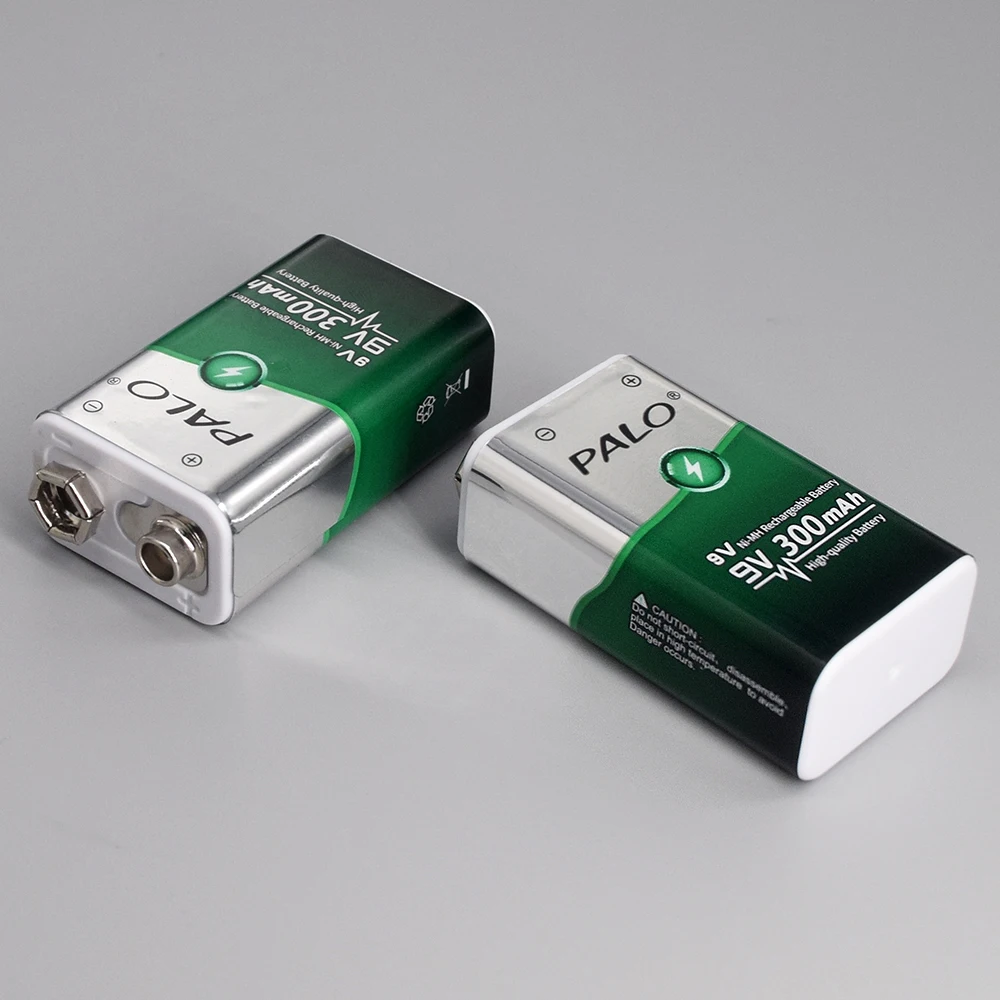 9V 300MAh Ni-MH 6F22 Pin Sạc Pin Vuông 9V Cho Đồ Chơi Điều Khiển Từ Xa KTV Đồng Hồ Đo Vạn Năng Micro