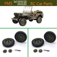 FMS ROCHobby RC Car Model 1/6 1941 MB Scaler Front Rear Wheel Parts