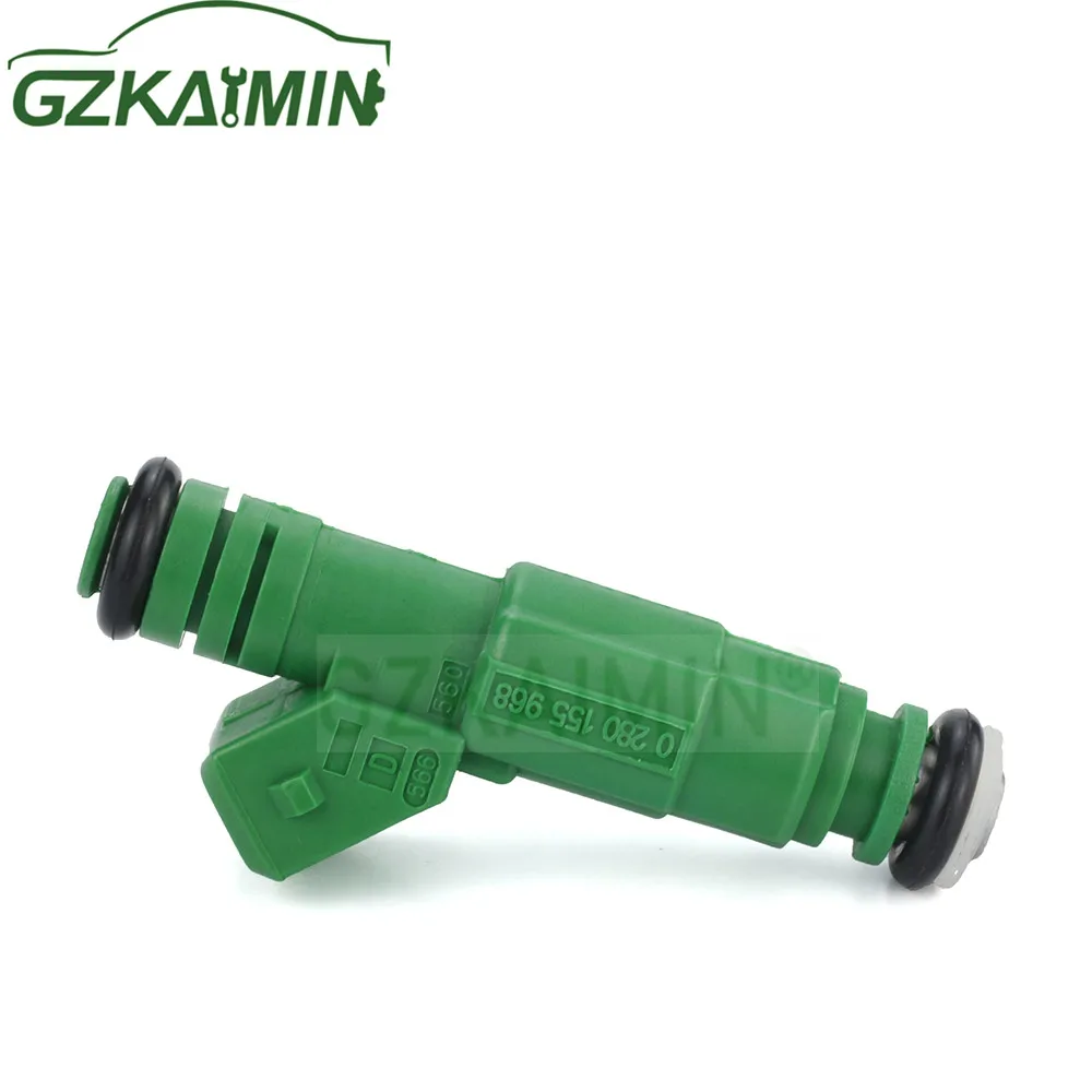 SET OF 4 X High Quality Fuel Injectors Nozzle 0280155968 For FORD VR6 BMW PORSCHE L6 V6 GREEN GIANT 42LB 440cc