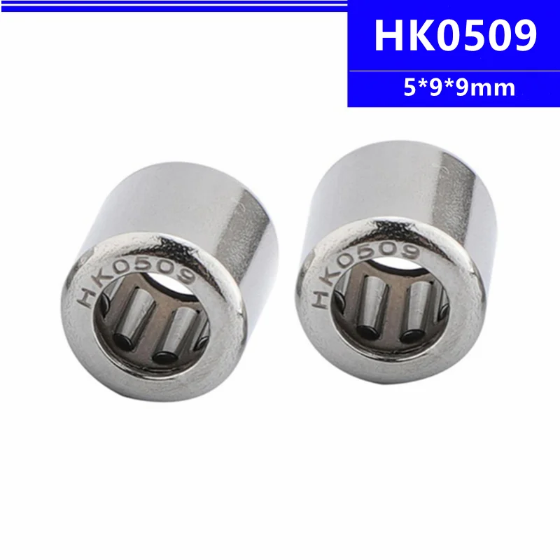 

50pcs/100pcs high quality HK0509 5*9*9mm HK050909 Drawn Cup Caged Needle Roller Bearing 5x9x9 mm