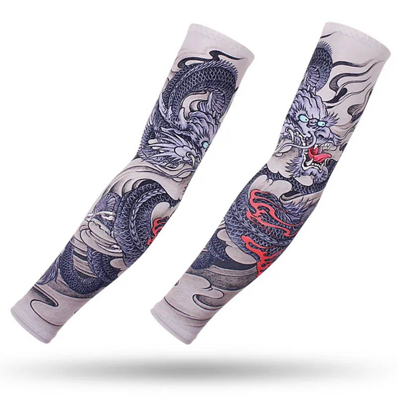 Dragon Game Arm Sleeves, Arm Warmers, Cycling Cuffs, Arm Warmers, Quick Dry, Sport Gaming, Tattoo Sleeve, Elbow Pads, Arm Cover