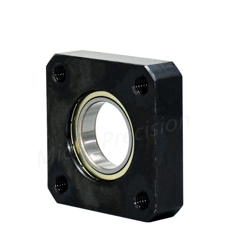 free shipping Carbon Steel Flange Round Housing Single Bearings with Housings Bearing seat assembly Direct Mount Unbuckled ring