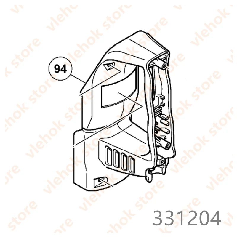 

HANDLE for hitachi DH38SS DH38MS DH38YE2 331204 Power Tool Accessories Electric tools part