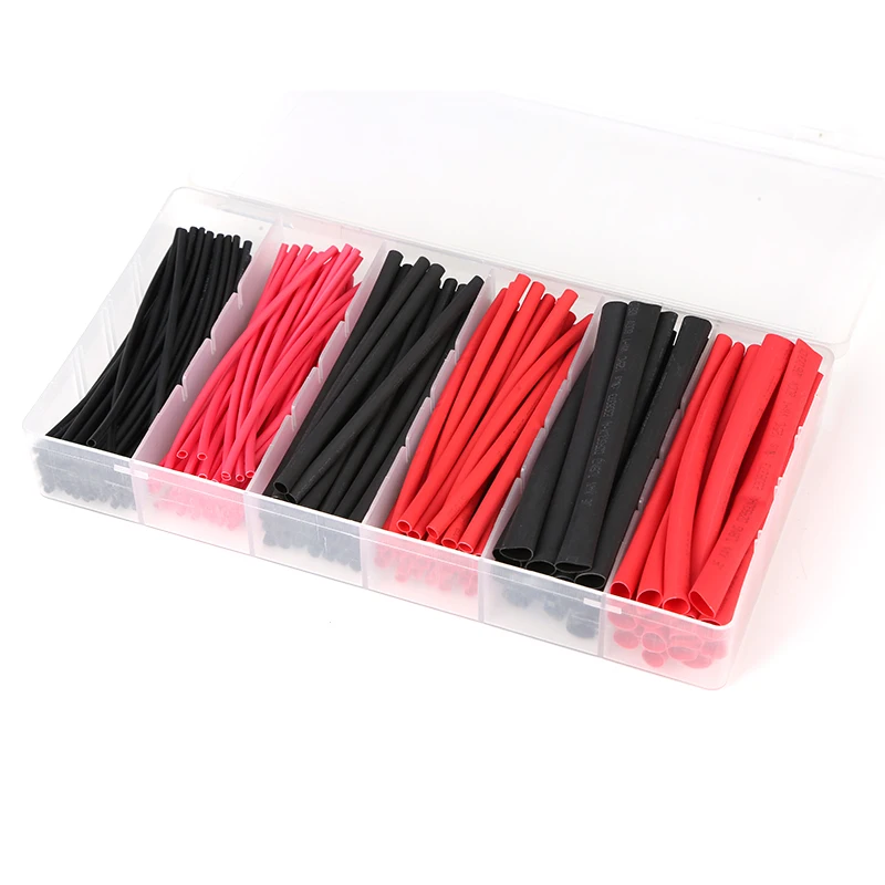 

42/100/150/190/260pcs Thermoresistant tube Heat Shrink wrapping Kit Shrinking Tubing Assorted Wire Cable Insulation Sleeving