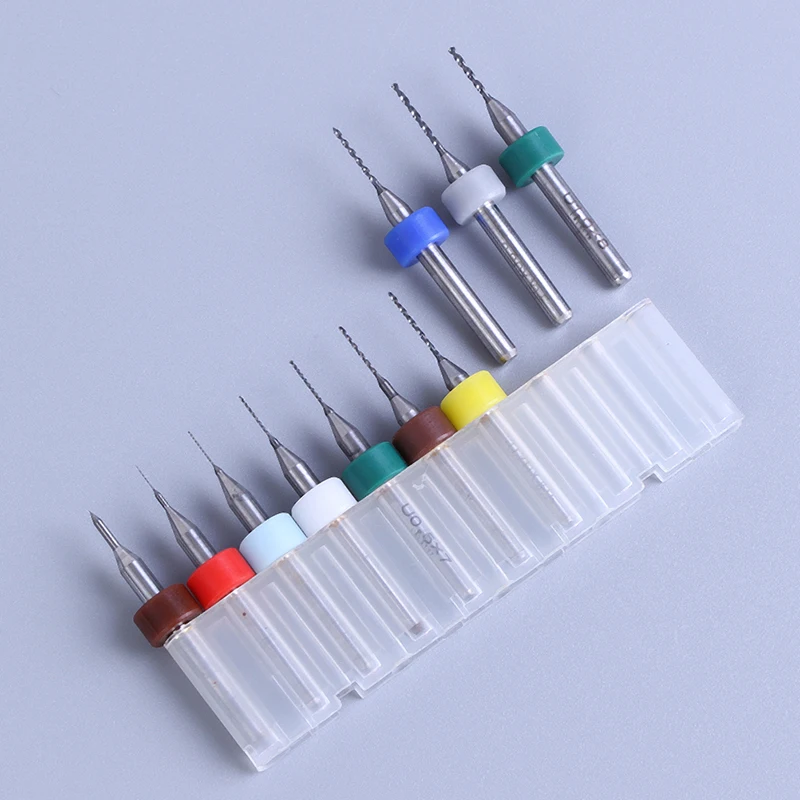 10pcs 0.1/0.3/1.1mm PCB Mini Drill Bit Tungsten Steel Carbide For Print Circuit