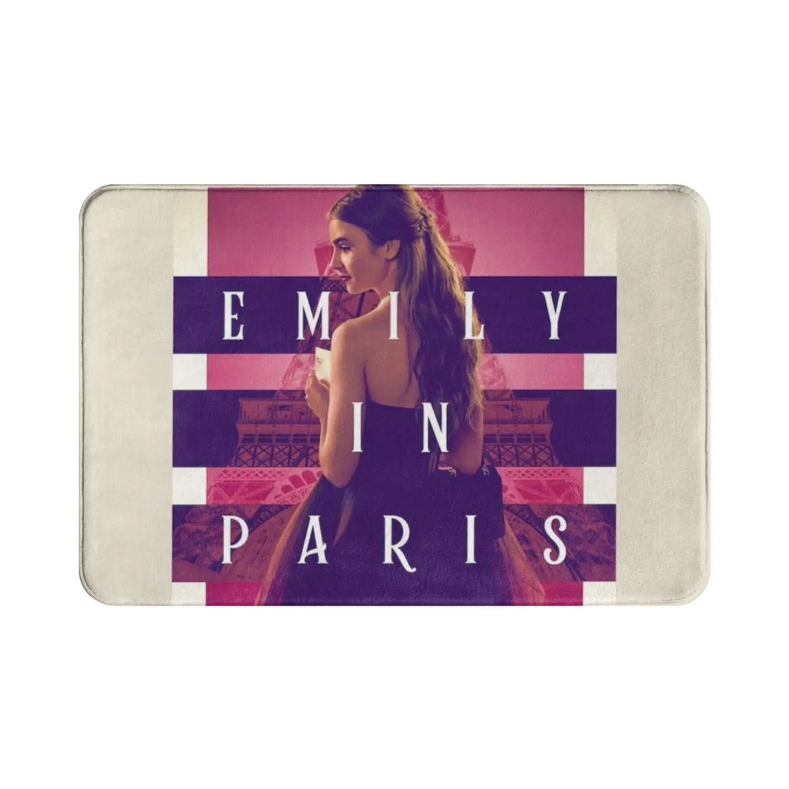 إميلي في باريس Netflix سجادة سجادة وسادة ناعمة Movieart53 إميلي في باريس ليلي كولينز إميلي في باريس Netflix Tv #2