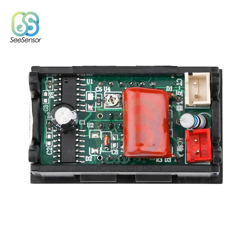 0.56 ''LED มิเตอร์โวลต์มิเตอร์แบบดิจิตอล AC 50-500V 10A 50A 100A แรงดันไฟฟ้า Meter Tester เครื่องตรวจจับ current Transformer