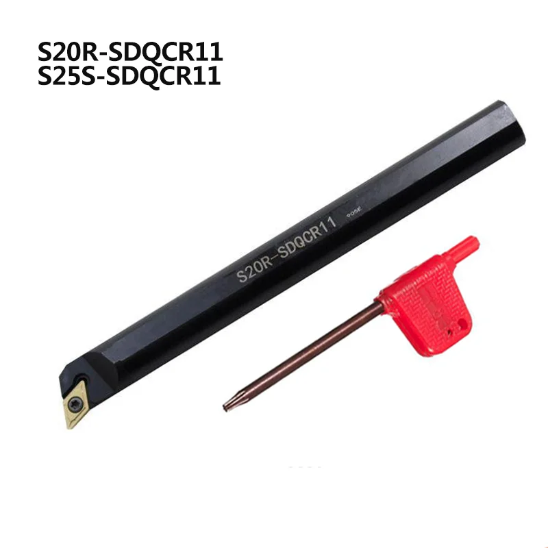 S20R-SDQCR11 S20R-SDQCL11 S25S-SDQCR11 S25S-SDQCL11 CNC 선반 커터 공구 DCMT 카바이드 인서트 용 내부 선삭 공구 홀더
