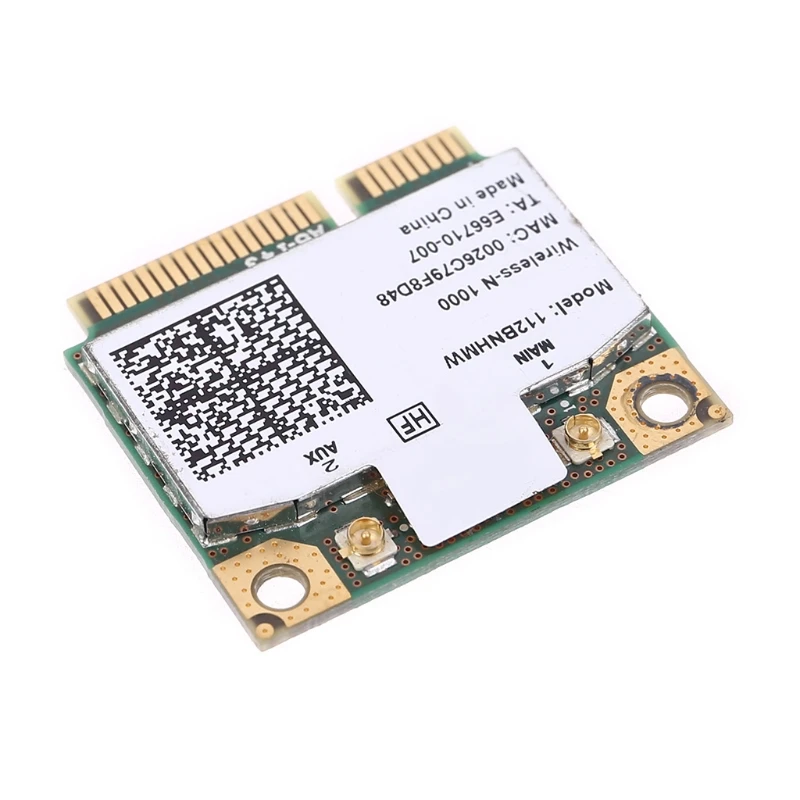 Centrino 무선-N 1000 Wifi Link1000 802.11 b/g/n 112BNHMW 300Mbps 하프 미니 Pci-e 무선 카드