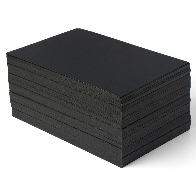 Hard Card A3 Black Cardboard Paper DIY Painting Paperboard 120gsm-300gsm