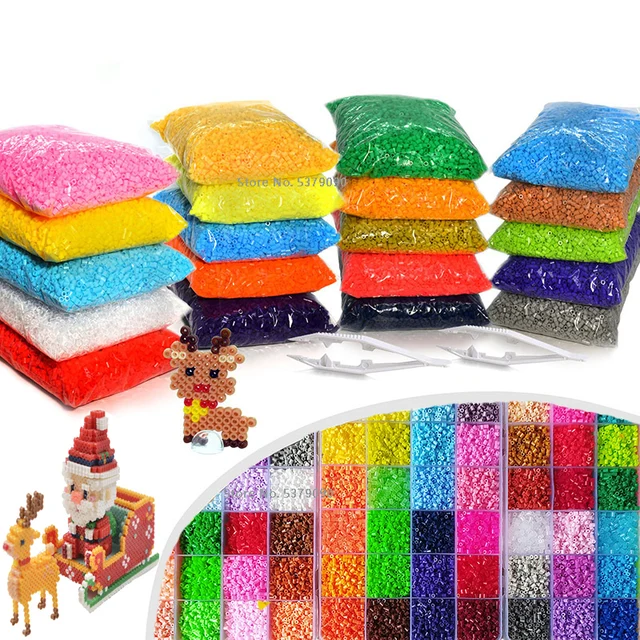 2.6mm/10000 sztuk/worek Hama koraliki 100g Perler DIY dzieci koraliki do prasowania bezpiecznik ręcznie robiony prezent puzzle 3D zabawki dla dzieci