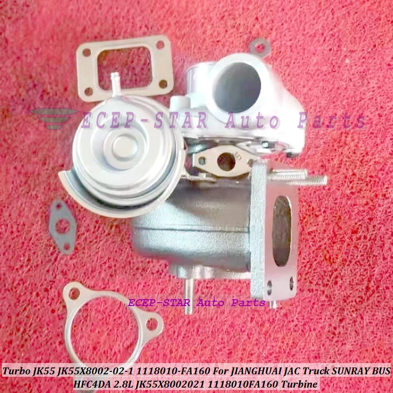 Turbo JK55 JK55X8002-02-1 1118010FA160 1118010-FA160 55X8002-02-1 For JIANGHUAI For JAC SHUAILING SUNRAY Bus HFC4DA1-2C 2.8L