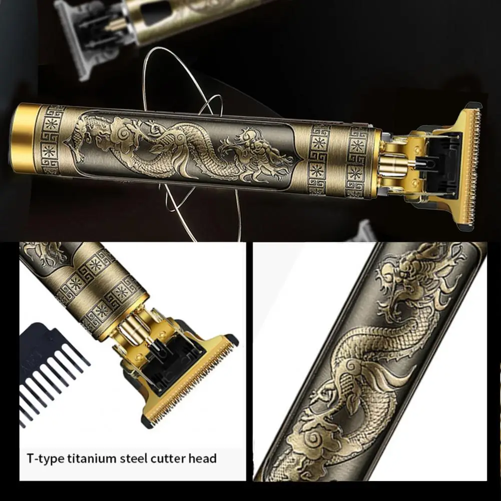 Venda quente 1 conjunto máquina de cortar cabelo t-tipo cortador cabeça alta rotação velocidade 4 horas vida útil máquina de corte de cabelo