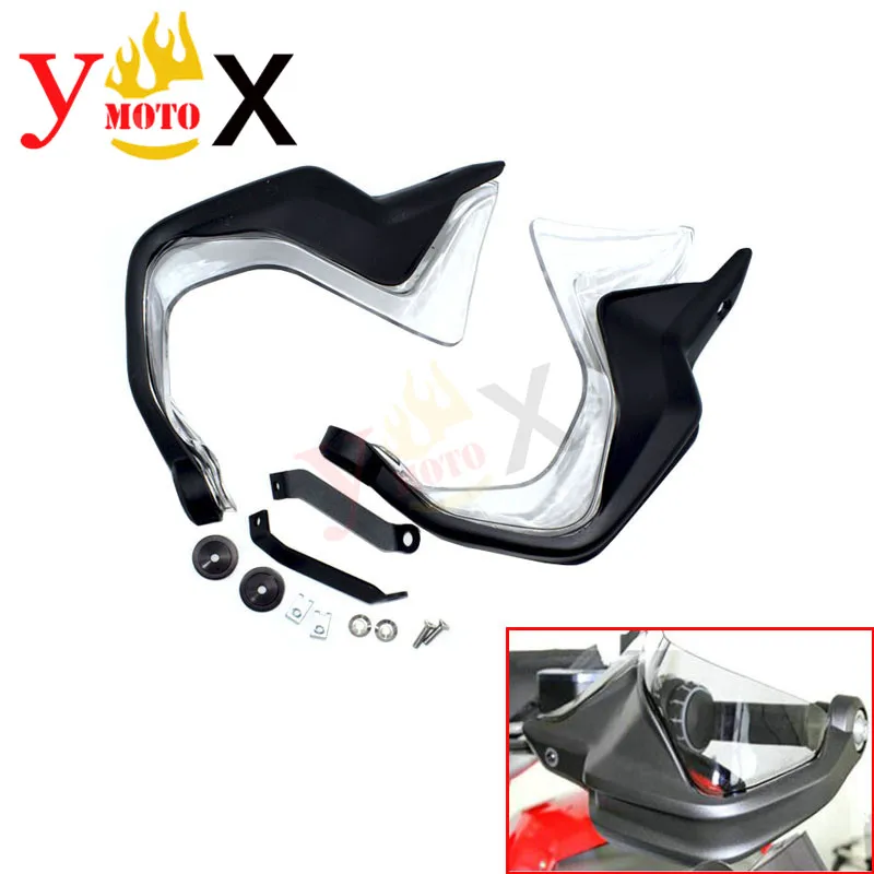 Motorcycle Handle Bar Rise Windshield Handguard Hand shield Brush Protector Wind Deflector For Honda CB500X CB500F CB650F NC700X