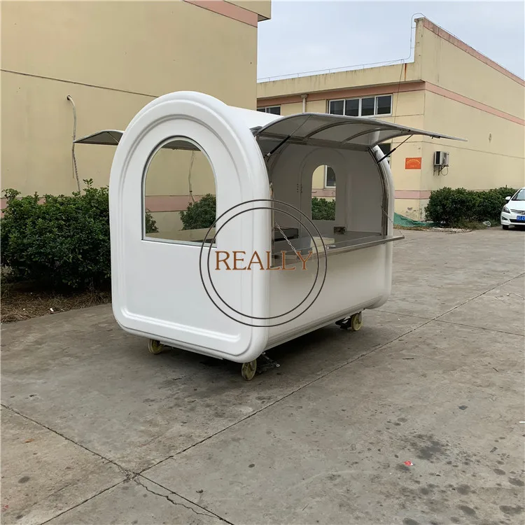 Di Động Thực Phẩm Trailer Ăn Vặt Kéo Di Động Shop