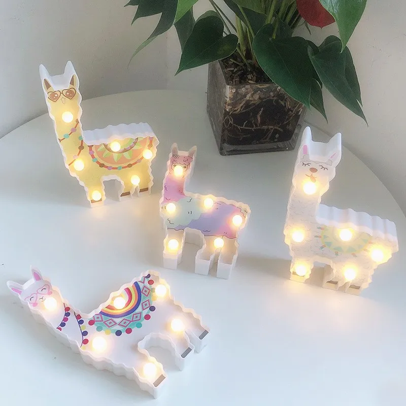 

Llama Decor Toys for Kids Wall Decoration Night Lamp for Pregnant Woman, Kids, Baby Shower, Nursery, Battery Operated Nightlight