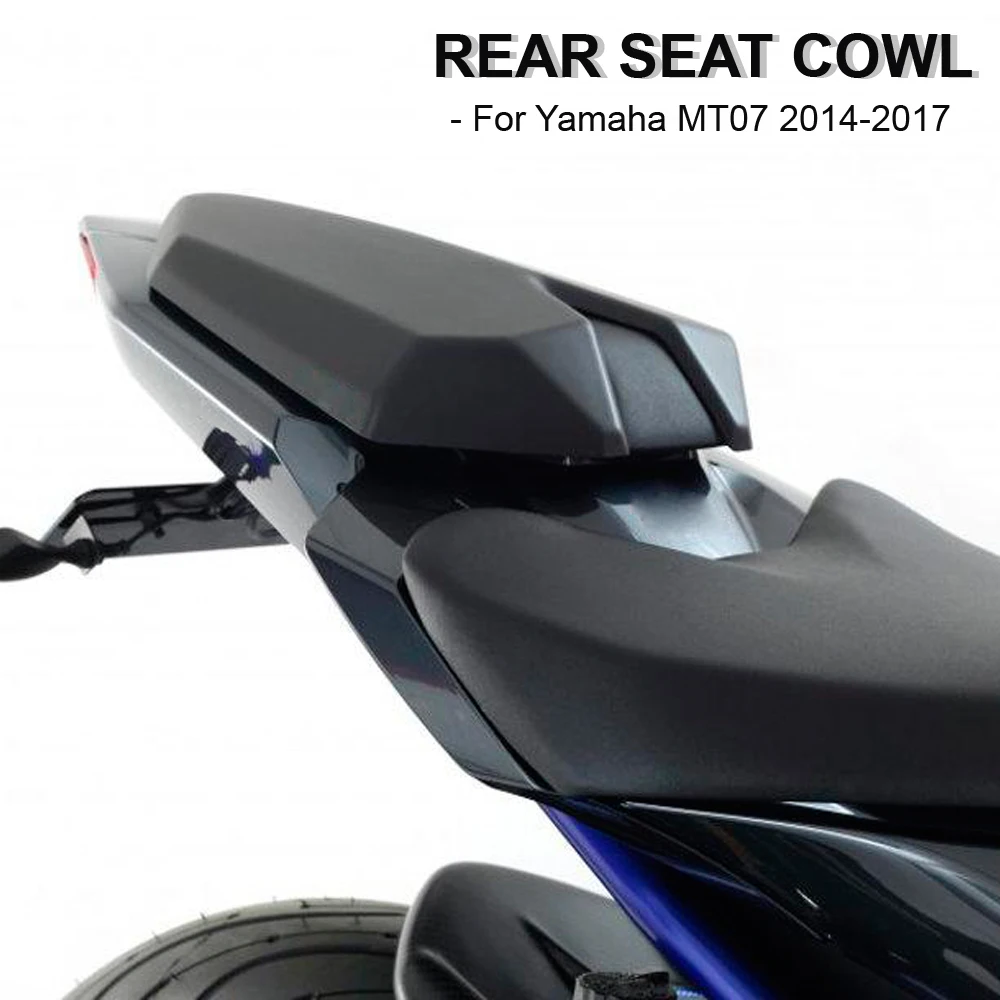 Motorcycle Pillion Rear Seat Cover Cowl Solo Seat Cowl Rear Fairing For Yamaha MT07 FZ07 MT 07 FZ 07 2014 2015 2016 2017