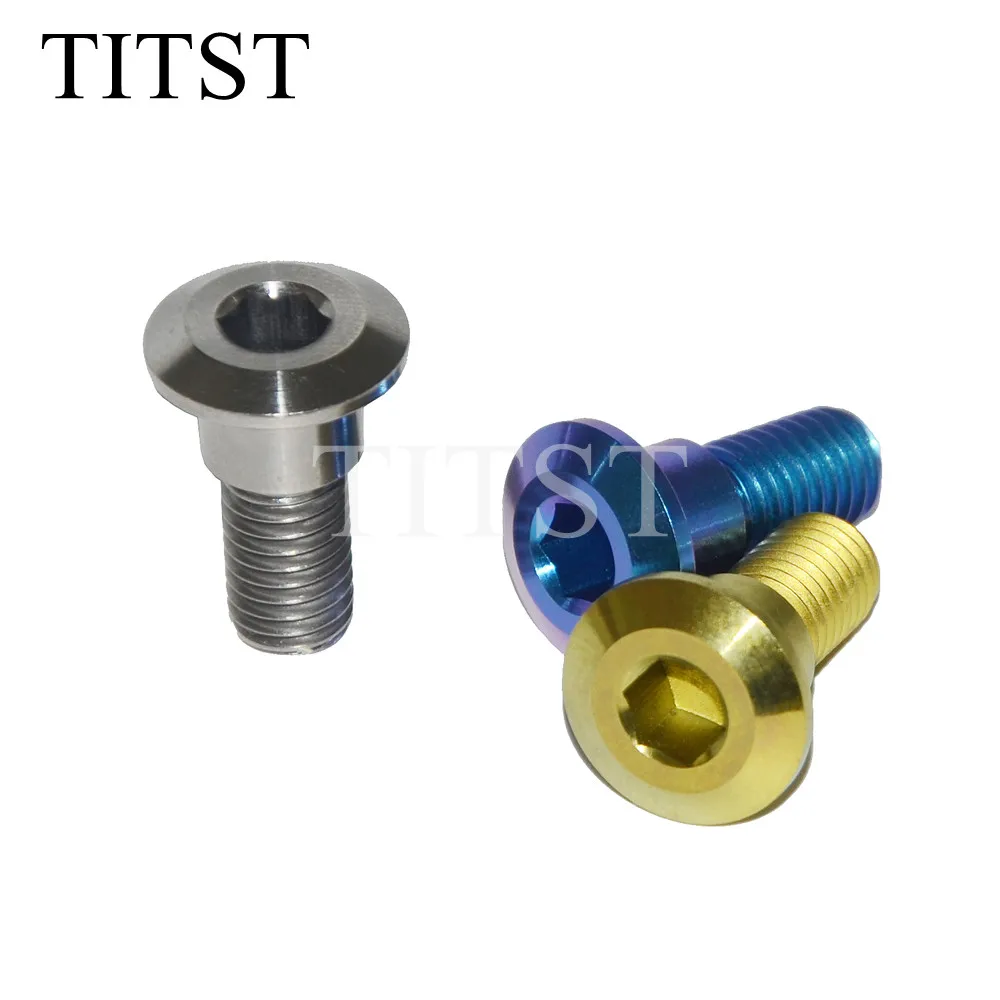 TITST   M8x20  Inner Hexagon Screw for Disc Brake Rotor Titanium Bolts Motorcycle  ( One Lot = 2pcs )