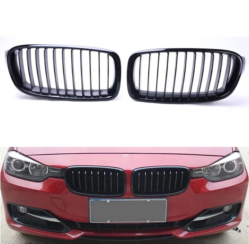 

Glossy Black Front Kidney Grille Grill For BMW F30 F31 320i 328i 335i 4Dr 2012-2018