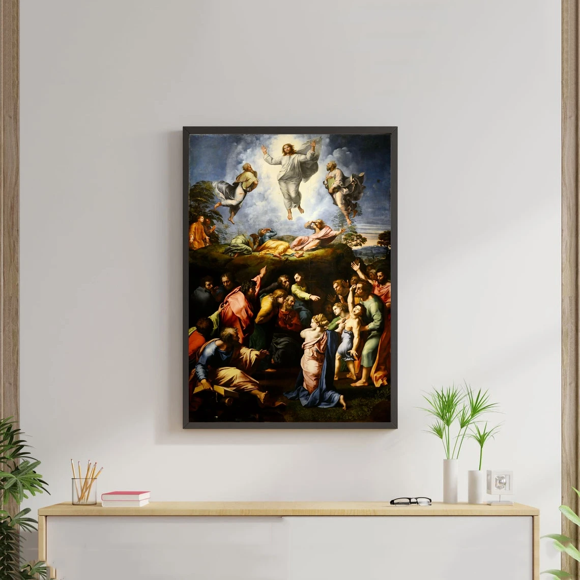 التغيير بواسطة رافائيل تحفة الاستنساخ ملصق بساطتها قماش صورة طباعة