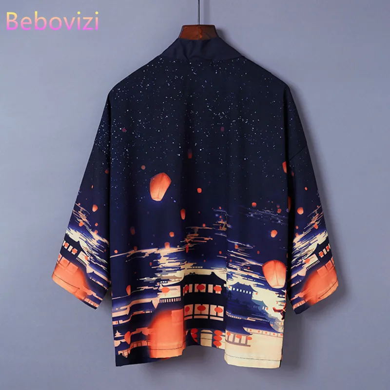 

Бренд Bebovizi, 16 стилей, модное кимоно, японские мужские и женские пары, одежда, свободные японские кимоно Харадзюку, халат, косплей, блузка, топы