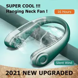 Mi Hanging Neck Fans Mini Portable Bladeless USB Rechargeable Mute Sports Fan For Outdoor Ventilador Abanicos Cooling Fan