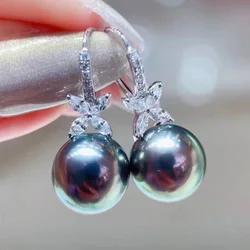 Huitan Luxury Colored Simulated Pearl Earrings for Women Unique Wedding Party Female Accessories Gift Fashion Jewelry Drop Ship